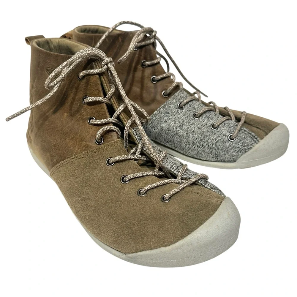 Keen East Side Leather Ankle Booties 8